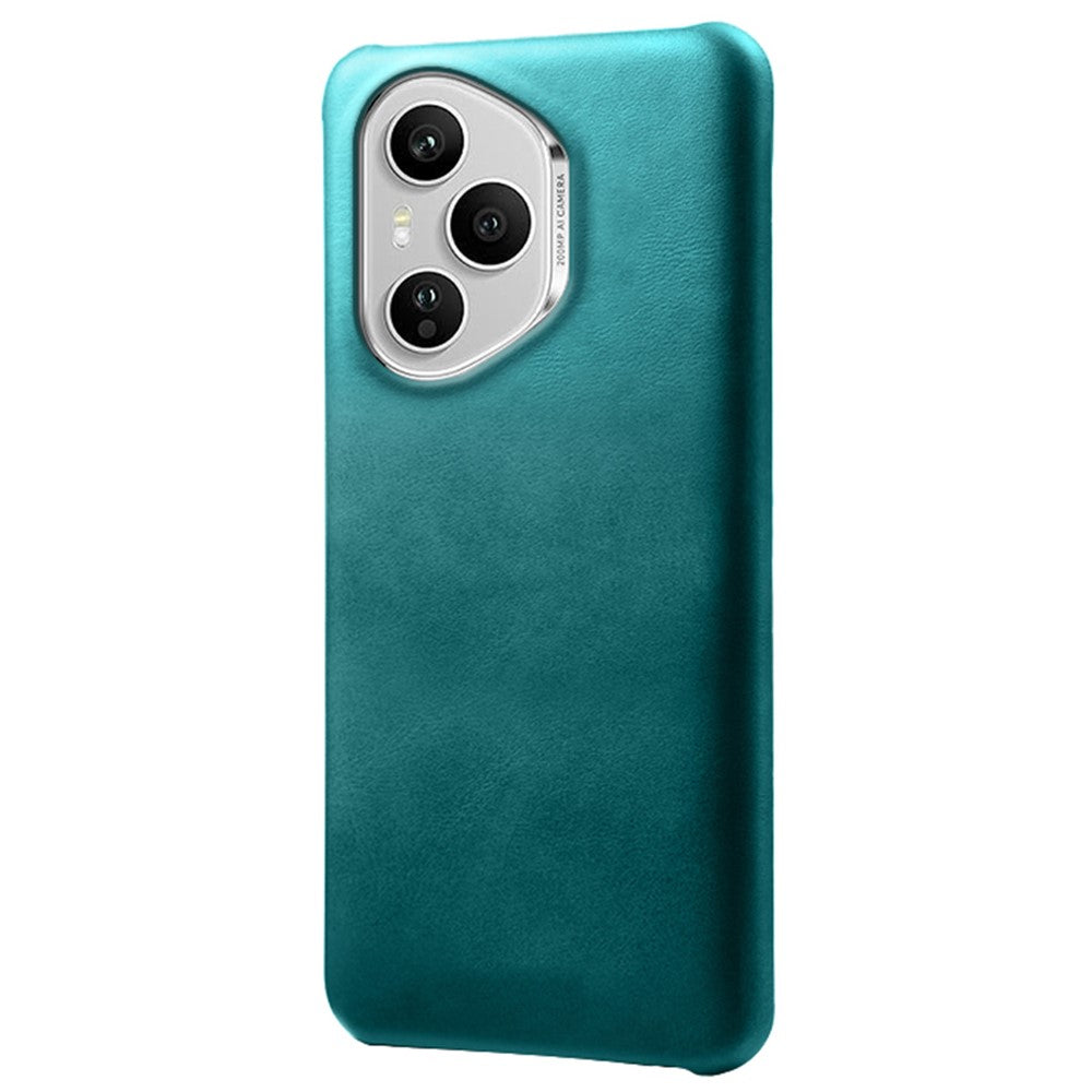 For Honor 400 Pro 5G (Global) Case Calf Texture PU Leather Hard PC Protective Phone Cover