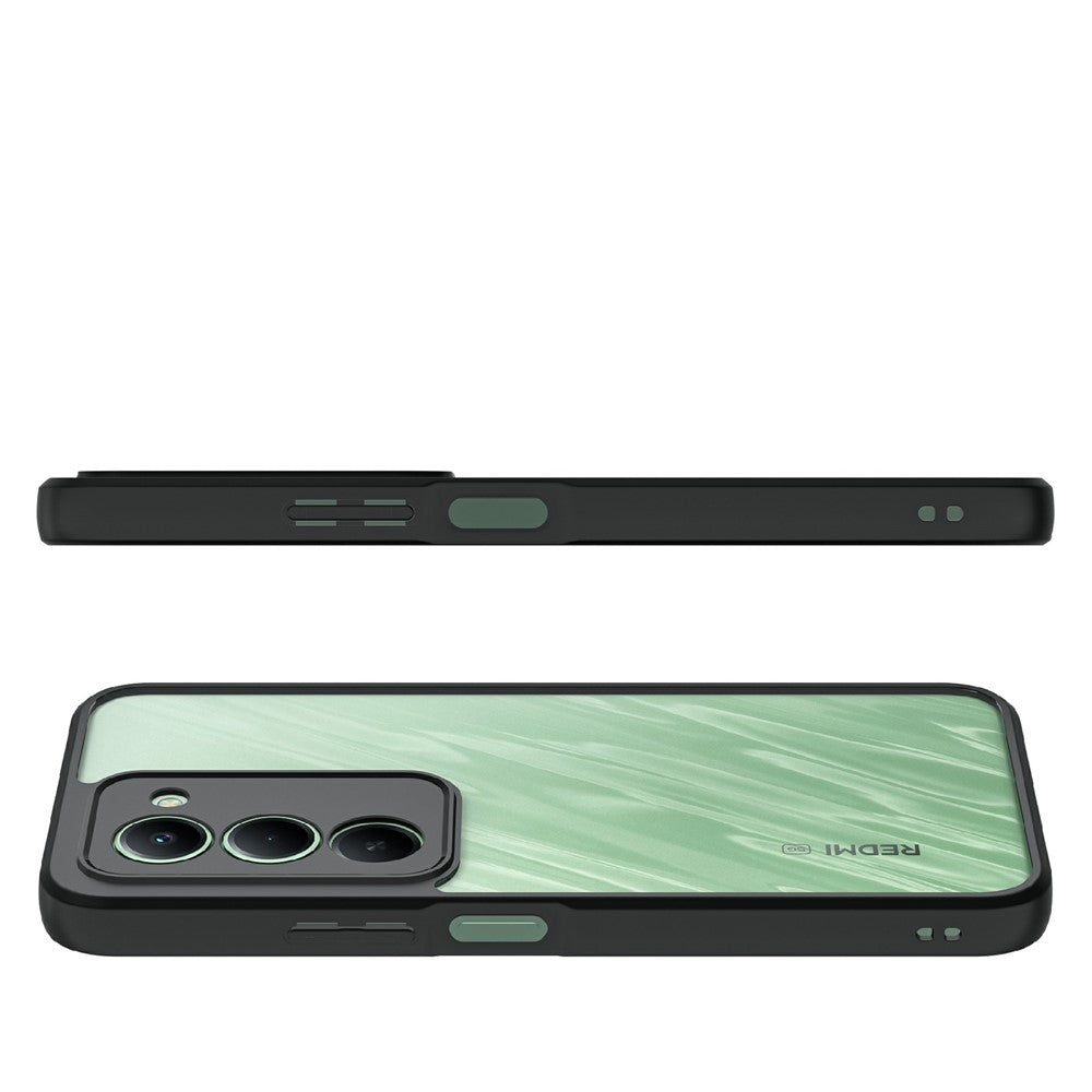 For Xiaomi Redmi 15 4G (EU) (171mm) Case Shockproof PC + TPU Clear Back Phone Cover
