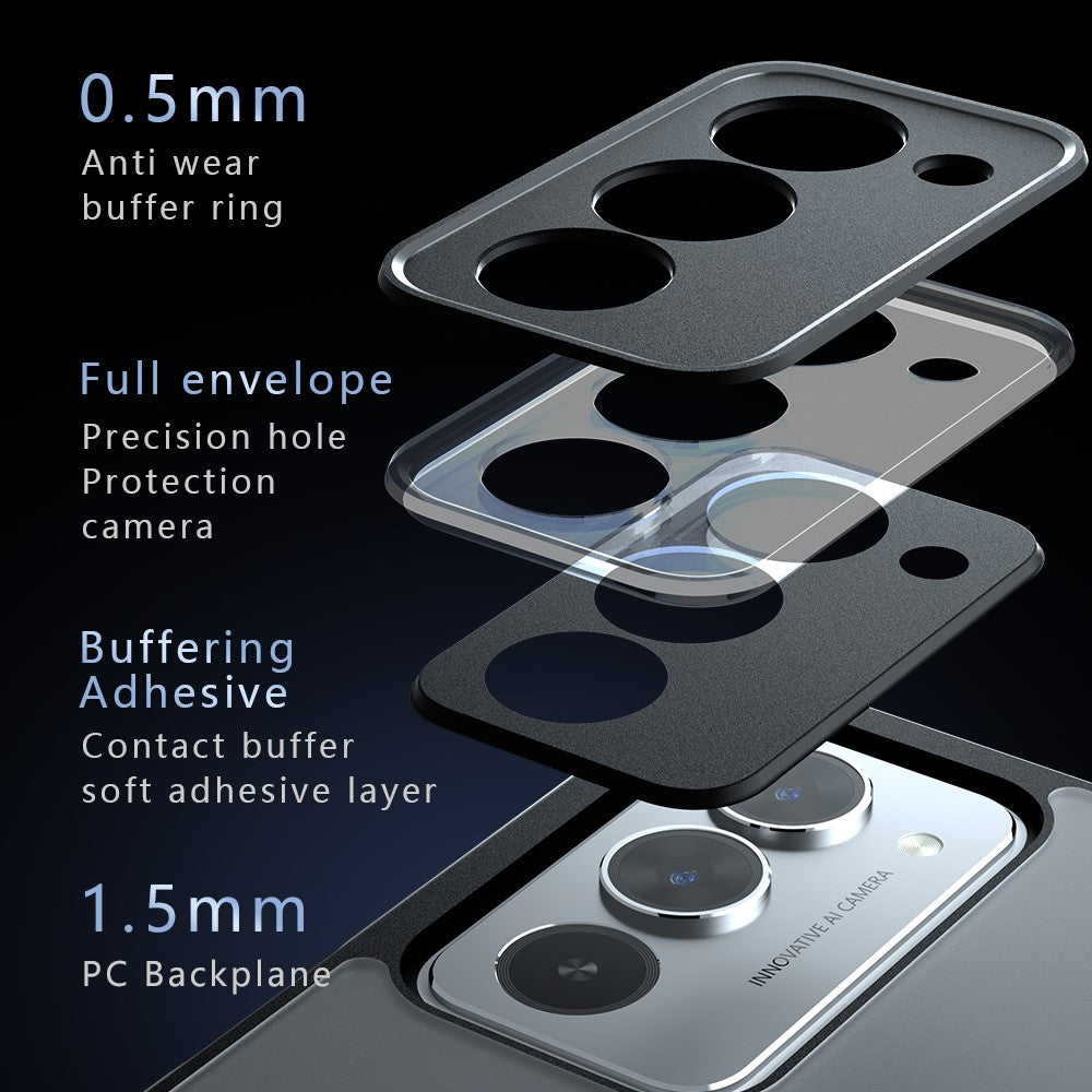 For Xiaomi Redmi 15 4G (EU) (171mm) / 15 5G (EU) (171mm) Magnetic Case TPU + PC Matte Skin Touch Phone Cover