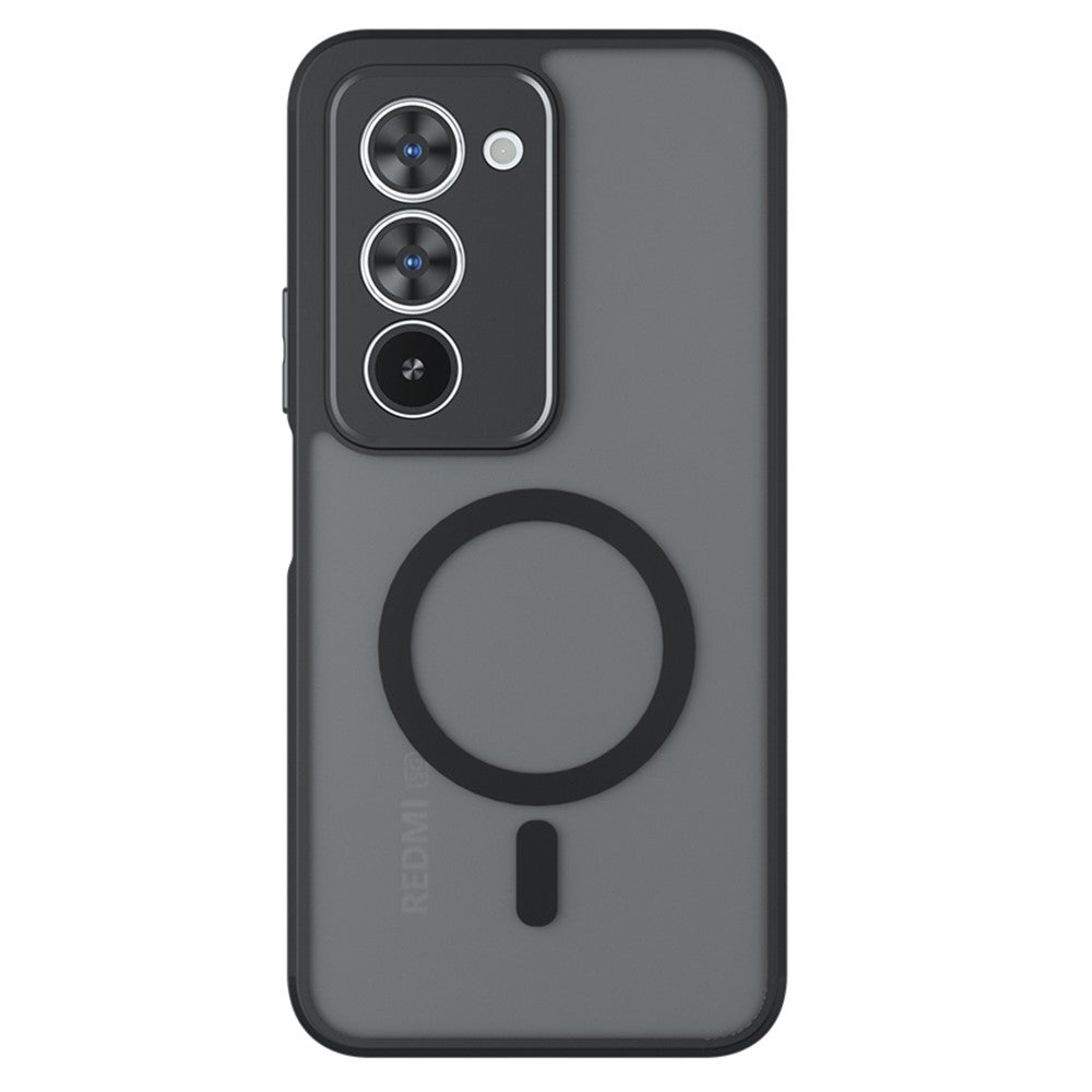 For Xiaomi Redmi 15 4G (EU) (171mm) / 15 5G (EU) (171mm) Magnetic Case TPU + PC Matte Skin Touch Phone Cover