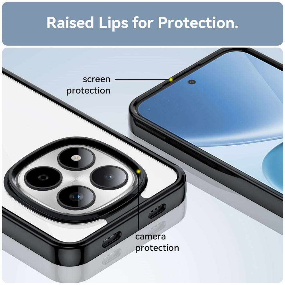 For Xiaomi Redmi Note 15 Pro 5G (Global) Case TPU + Acrylic Protective Clear Phone Cover
