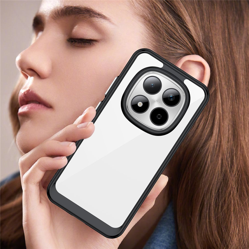 For Xiaomi Redmi Note 15 Pro 5G (Global) Case TPU + Acrylic Protective Clear Phone Cover