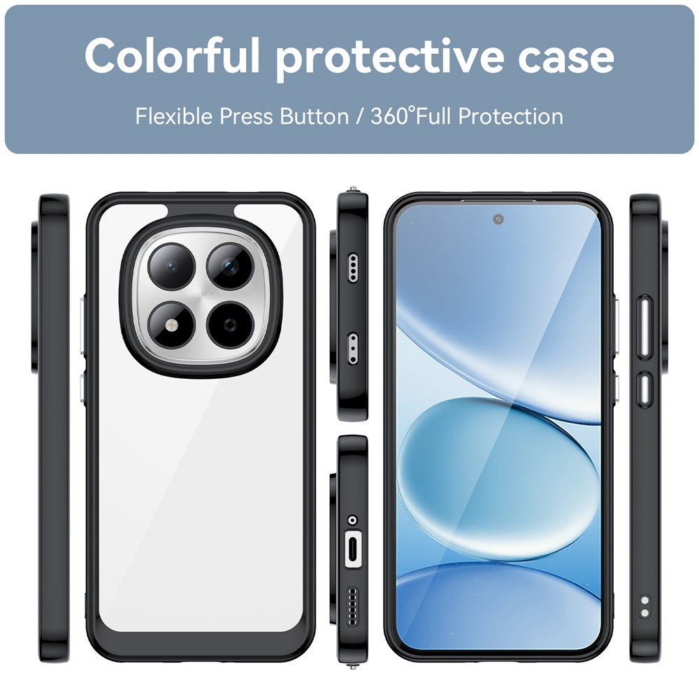 For Xiaomi Redmi Note 15 Pro 5G (Global) Case TPU + Acrylic Protective Clear Phone Cover