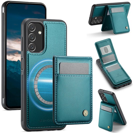 Galaxy A13 5G/4G Leder-Hülle mit Kartenfach & RFID-Schutz – MagSafe kompatibel