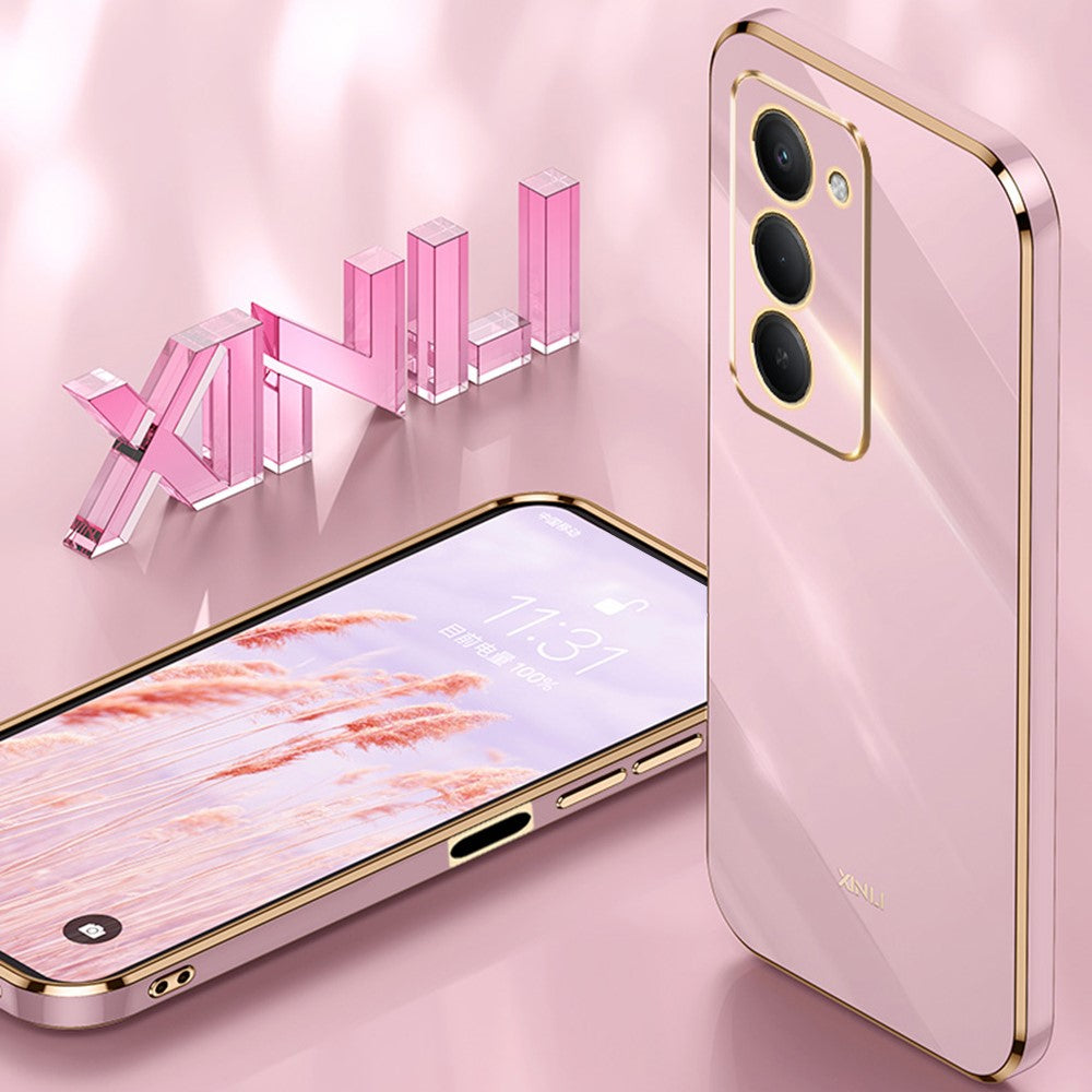 XINLI For Xiaomi Redmi 15 4G (EU) (171mm) Case TPU Phone Cover with Electroplating Frame