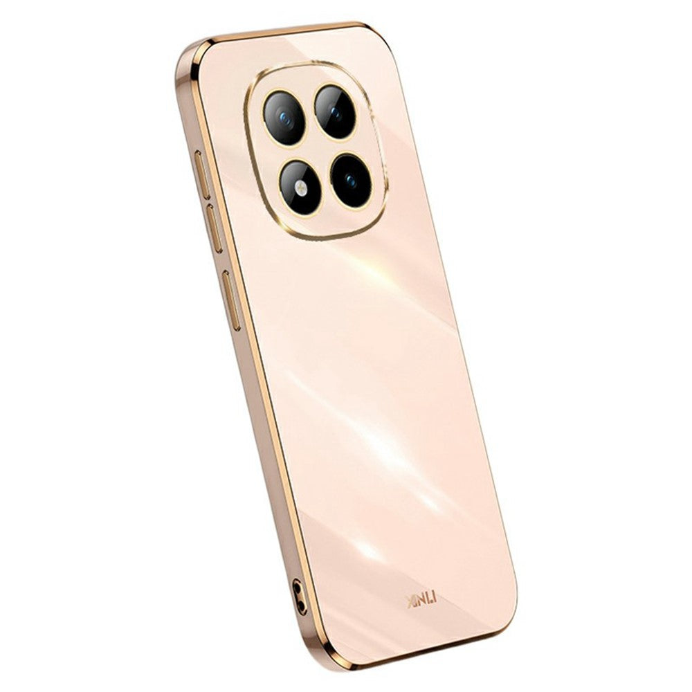 XINLI For Xiaomi Redmi Note 15 Pro 5G (Global) Case TPU Phone Cover with Electroplating Frame
