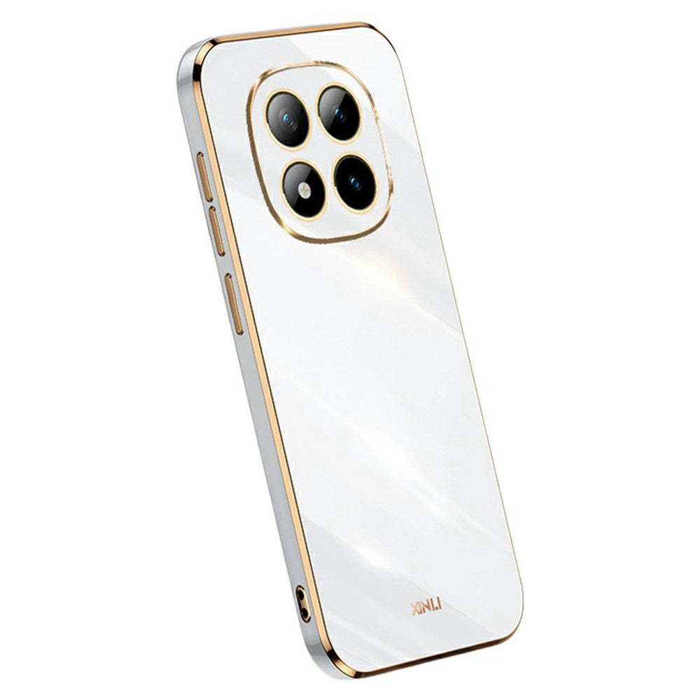 XINLI For Xiaomi Redmi Note 15 Pro 5G (Global) Case TPU Phone Cover with Electroplating Frame