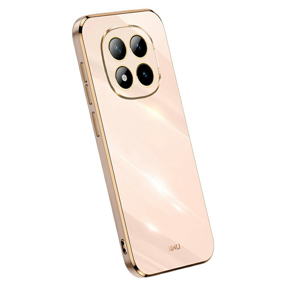 XINLI For Xiaomi Poco M8 Pro 5G / Redmi Note 15 Pro+ 5G (Global) Case TPU Phone Cover with Electroplating Frame