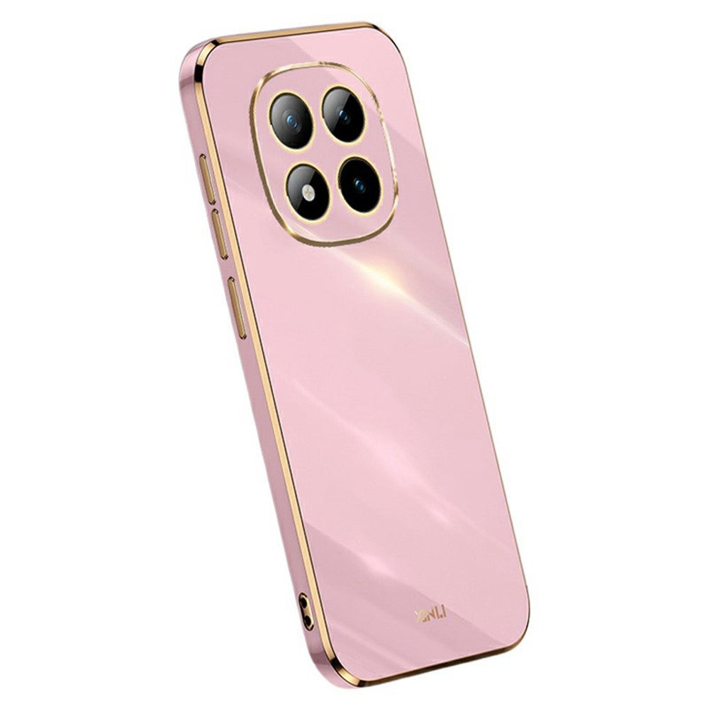 XINLI For Xiaomi Poco M8 Pro 5G / Redmi Note 15 Pro+ 5G (Global) Case TPU Phone Cover with Electroplating Frame