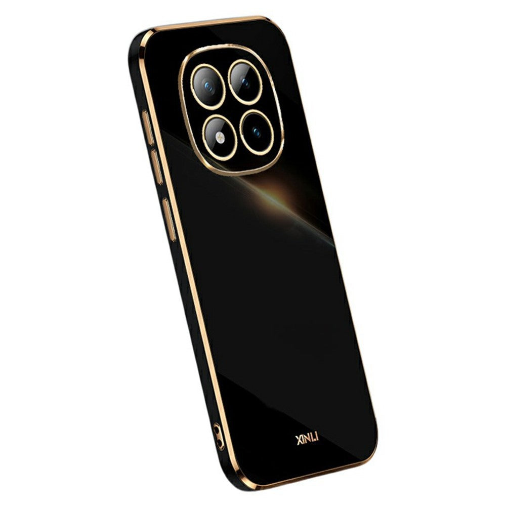 XINLI For Xiaomi Poco M8 Pro 5G / Redmi Note 15 Pro+ 5G (Global) Case TPU Phone Cover with Electroplating Frame