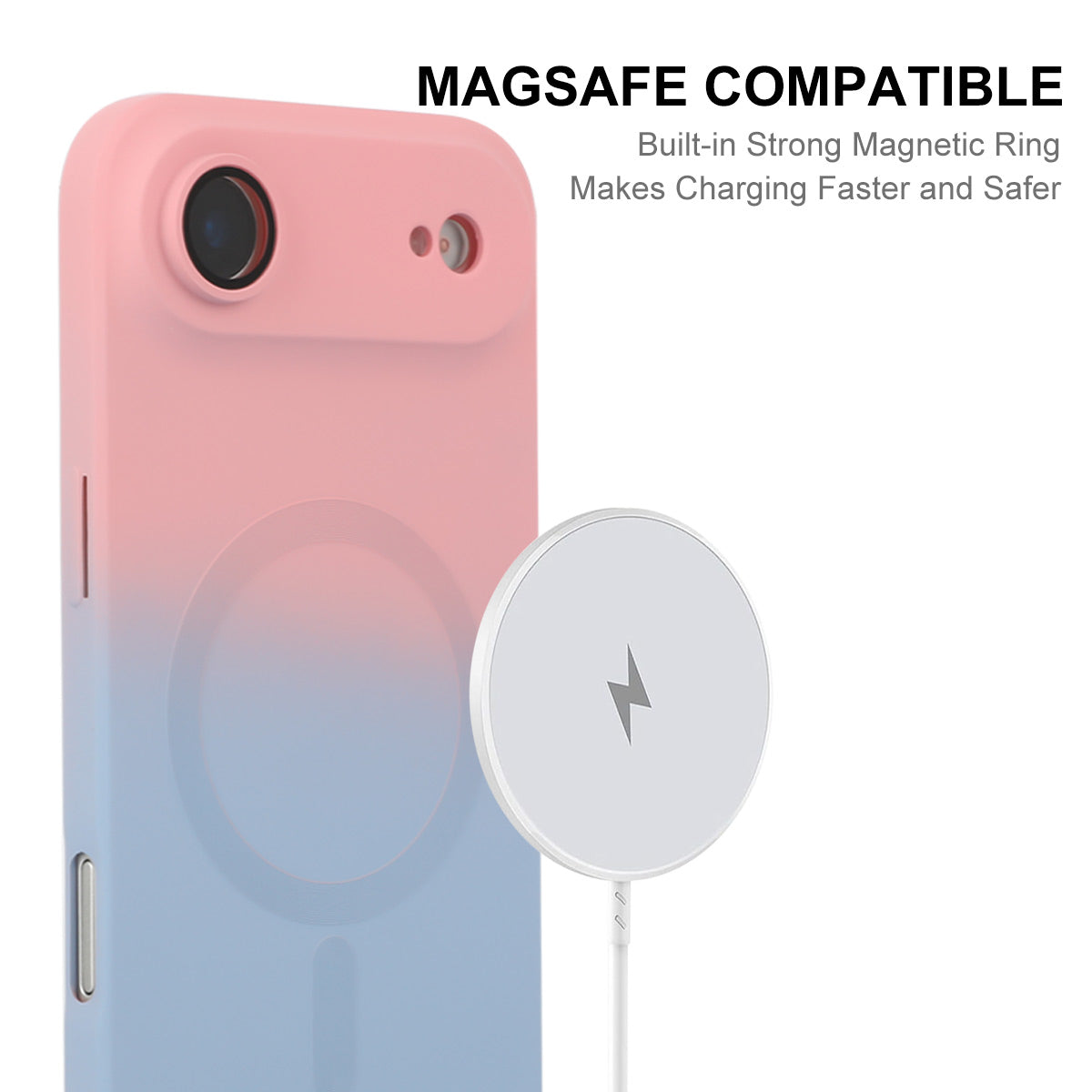 iPhone Air Silikon-Hülle – Mit Farbverlauf & Magnetisch
