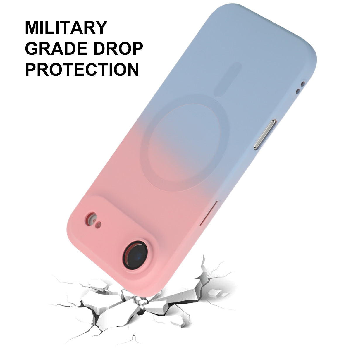 iPhone Air Silikon-Hülle – Mit Farbverlauf & Magnetisch