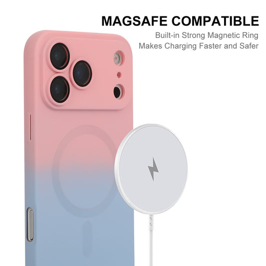 iPhone 17 Pro Max Silikon-Hülle – Mit Farbverlauf & Magnetisch