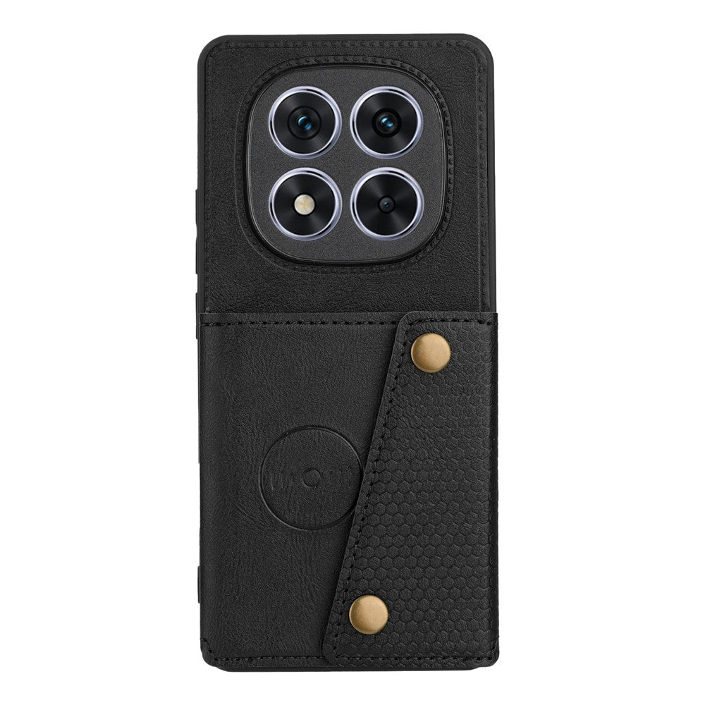 For Xiaomi Poco M8 Pro 5G / Redmi Note 15 Pro+ 5G (Global) Case with Card Slots Kickstand Leather + TPU Phone Cover