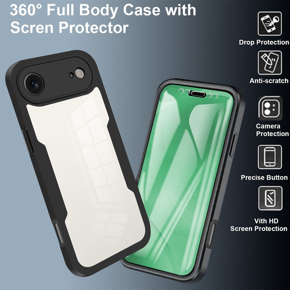iPhone Air Acryl-Hülle – Stoßfest & mit Bildschirmfolie