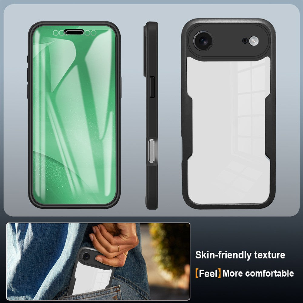 iPhone Air Acryl-Hülle – Stoßfest & mit Bildschirmfolie