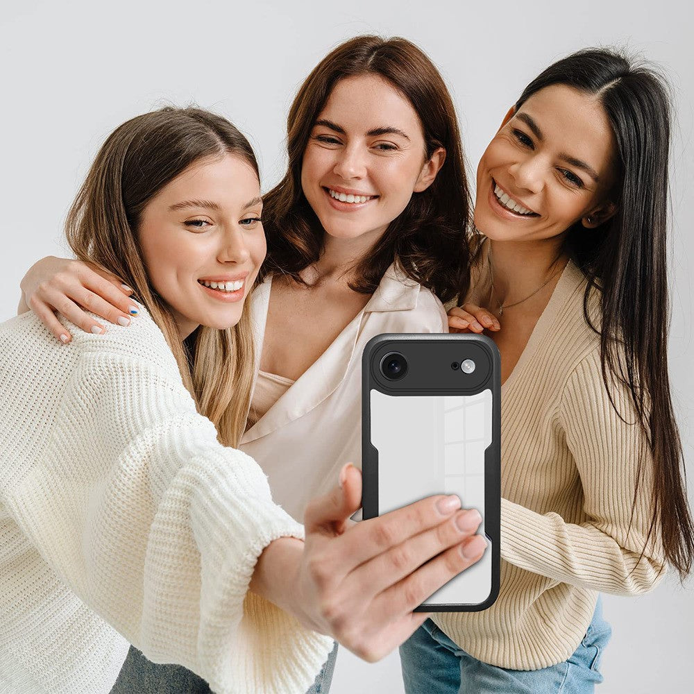 iPhone Air Acryl-Hülle – Stoßfest & mit Bildschirmfolie