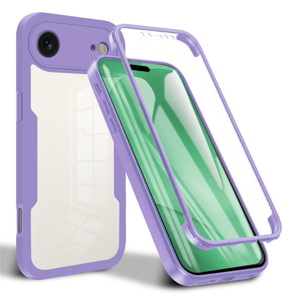 iPhone Air Acryl-Hülle – Stoßfest & mit Bildschirmfolie