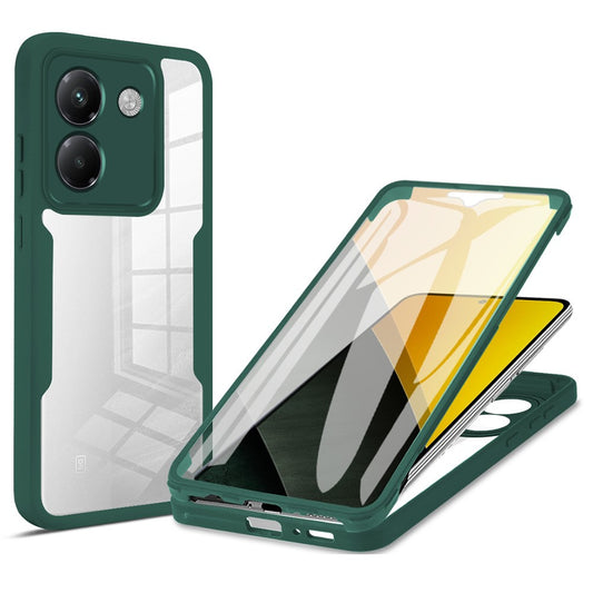 Xiaomi Poco M7 Pro 5G Handyhülle – Gehäuse aus Acryl + transparenter TPU- mit PET-Bildschirmfolie