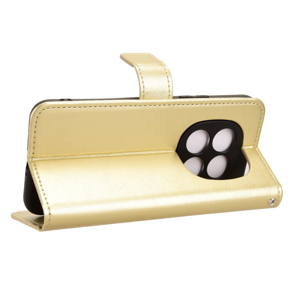 For Xiaomi Redmi Note 15 Pro 5G (Global) PU Leather Case with Strap Crazy Horse Texture Phone Wallet Cover