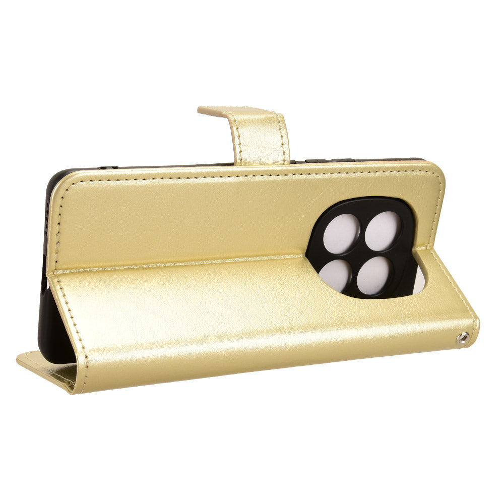 For Xiaomi Poco M8 5G / Redmi Note 15 5G (Global) / Note 15 4G (Global) PU Leather Case with Strap Crazy Horse Texture Phone Wallet Cover