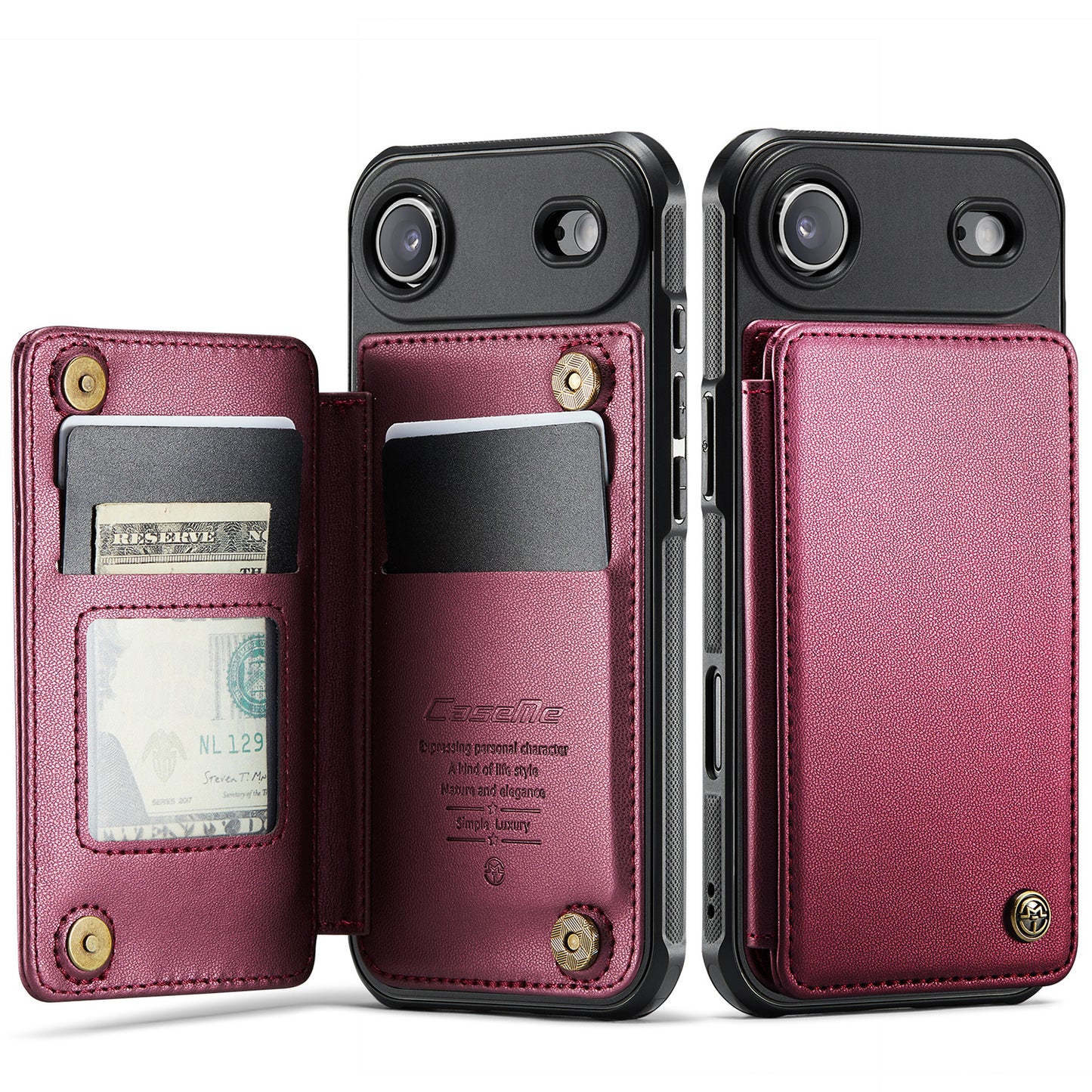 iPhone Air Faltbare Wallet-Hülle – RFID & 5 Kartenfächer