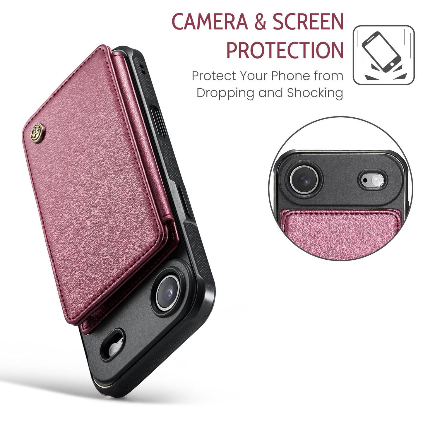 iPhone Air Faltbare Wallet-Hülle – RFID & 5 Kartenfächer