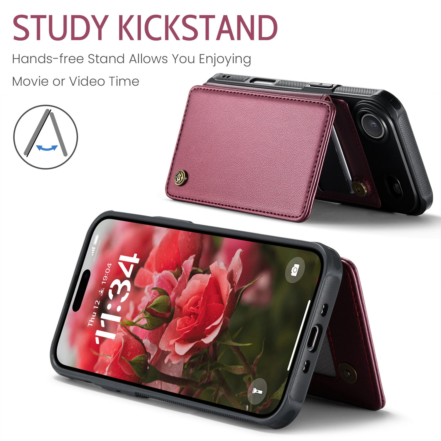 iPhone Air Faltbare Wallet-Hülle – RFID & 5 Kartenfächer