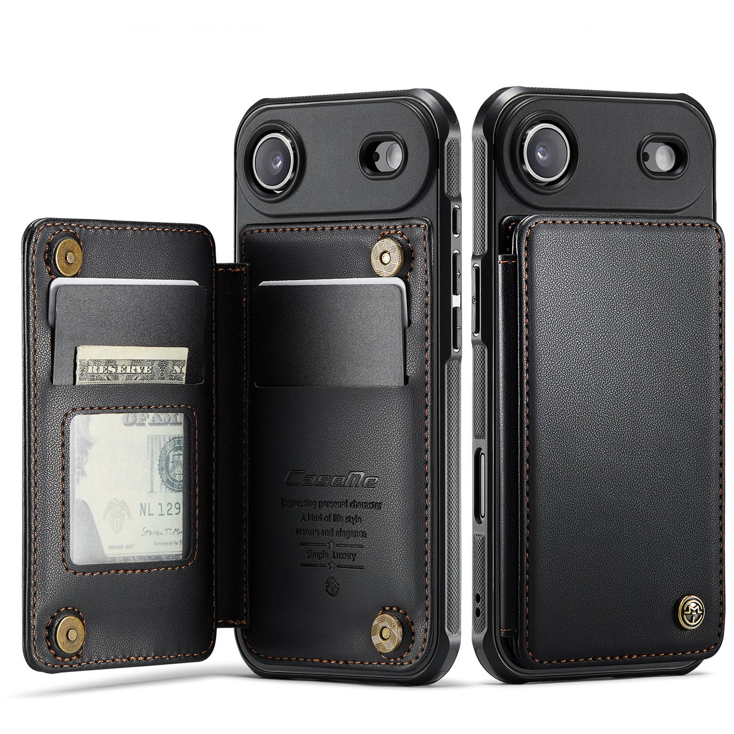 iPhone Air Faltbare Wallet-Hülle – RFID & 5 Kartenfächer