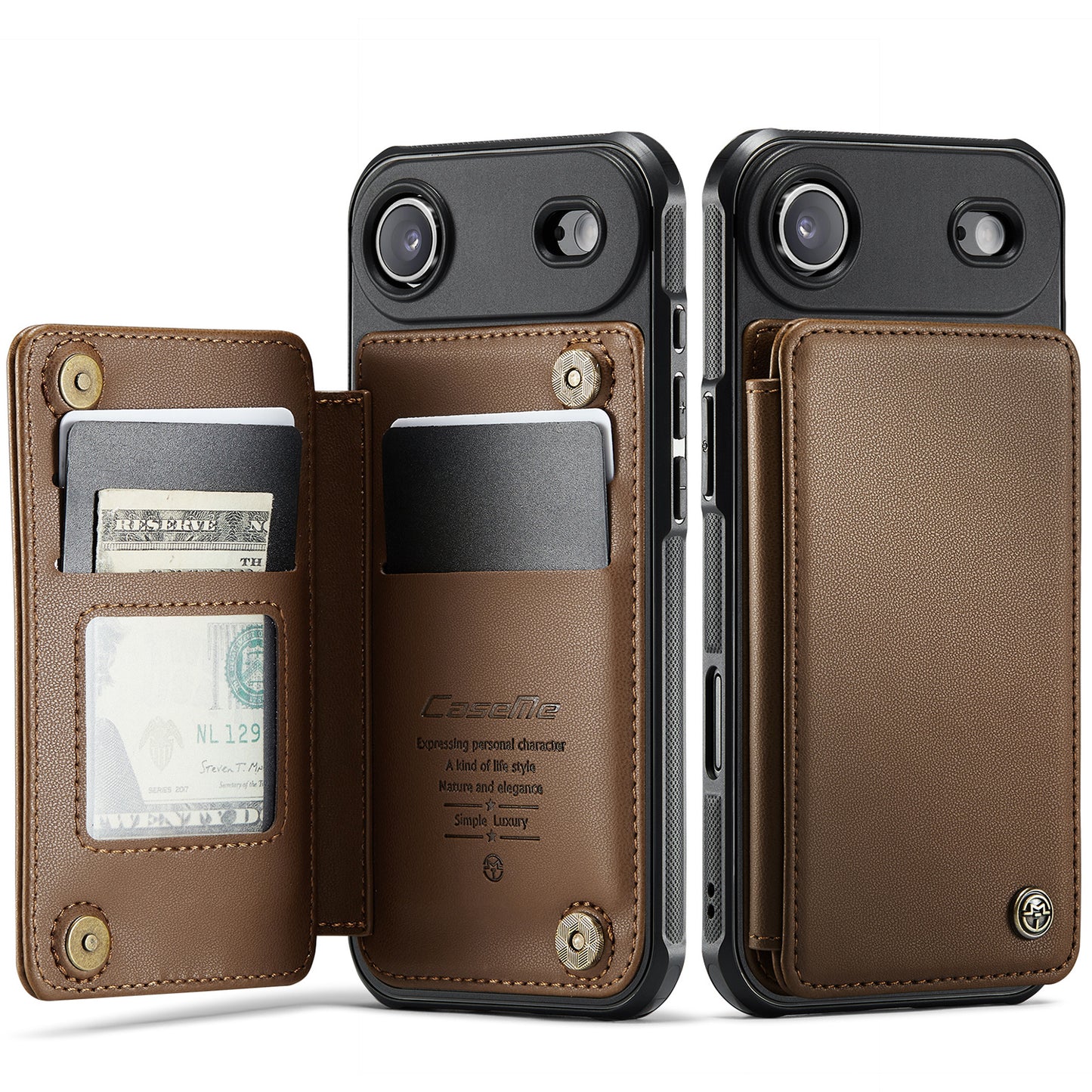 iPhone Air Faltbare Wallet-Hülle – RFID & 5 Kartenfächer