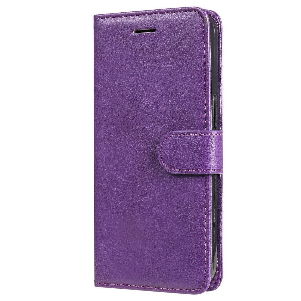 For Honor 70 5G Case Solid Color Leather Mobile Cover Wallet Stand with Strap