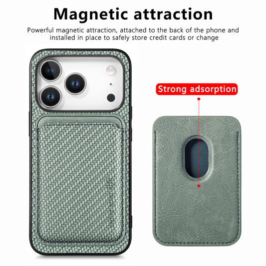 iPhone 17 Pro Max Schutzhülle – Magnetische abnehmbare Kartenhalter-Rückseite
