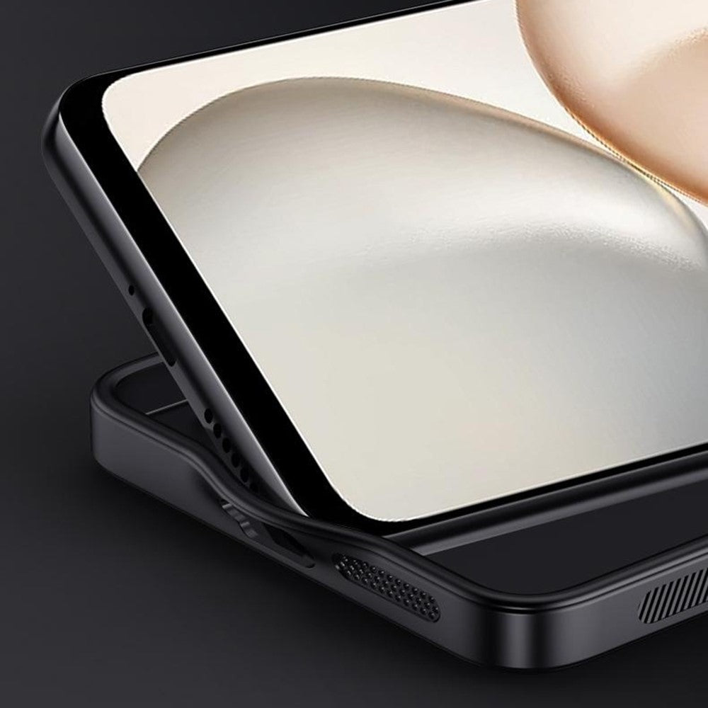 Honor 400 Smart 5G / 4G / X7d 4G Handyhülle – Aus lederbeschichtetem PC+TPU, mit Holzmaserung