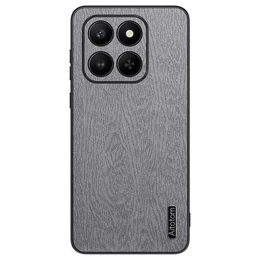 Honor 400 Smart 5G / 4G / X7d 4G Handyhülle – Aus lederbeschichtetem PC+TPU, mit Holzmaserung