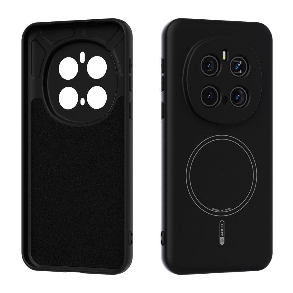 ABEEL For Honor Magic7 Pro 5G Magnetic Case Skin Touch Liquid Silicone Phone Back Cover