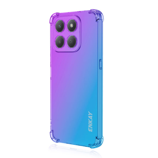 ENKAY For Honor 400 Smart 5G / 4G / X7d 4G TPU Case  Thickened Four Corner Drop-proof Phone Back Cover