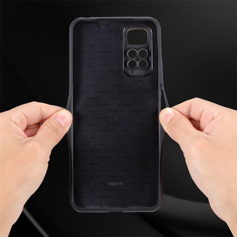 AZNS For Xiaomi Redmi Note 11 4G (Qualcomm) / Note 11S 4G Imprinted Pattern Phone Case Anti-drop PU Leather + TPU Cover