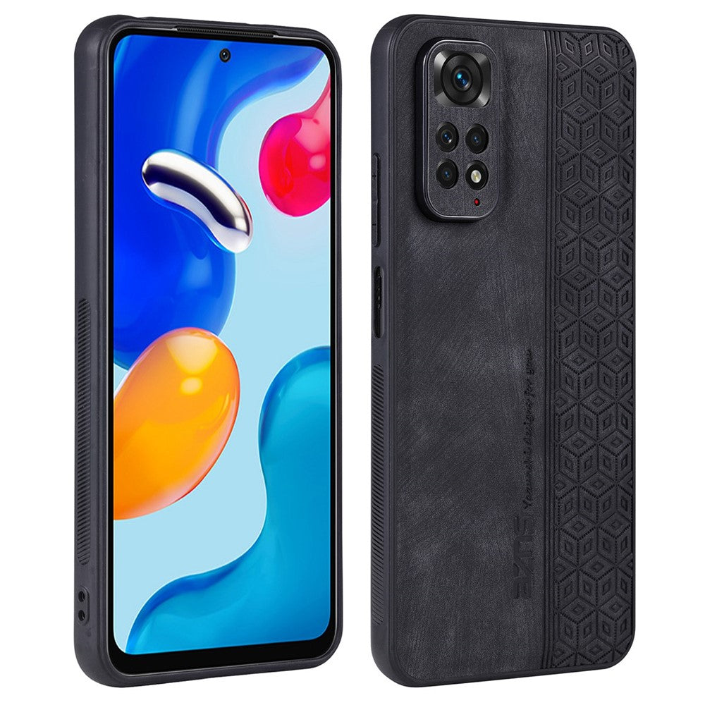 AZNS For Xiaomi Redmi Note 11 4G (Qualcomm) / Note 11S 4G Imprinted Pattern Phone Case Anti-drop PU Leather + TPU Cover