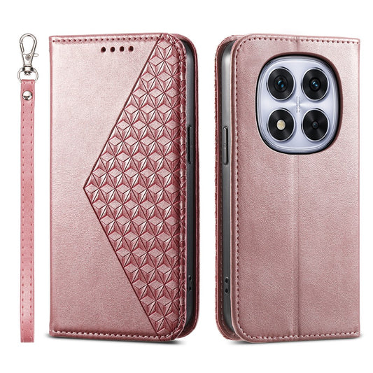 Xiaomi Redmi Note 15 Pro+ 5G (Global) / Xiaomi Poco M8 Pro 5G Handyhülle – Redmi Note 15 Pro+ 5G (Global) Kalbstextur PU-Leder Brieftasche mit Handschlaufe