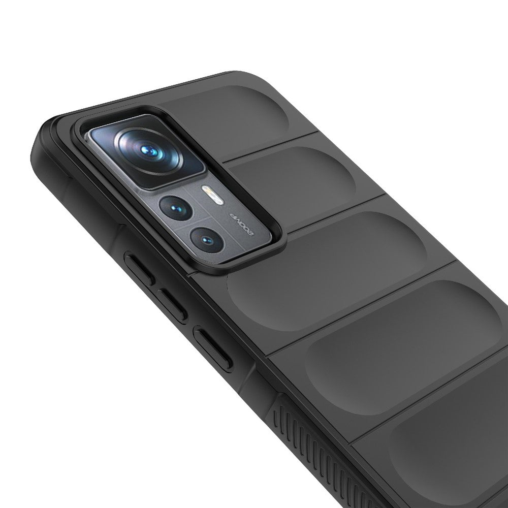 For Xiaomi 12T Pro 5G Rugged Soft TPU Phone Cover Drop-proof Protective Case