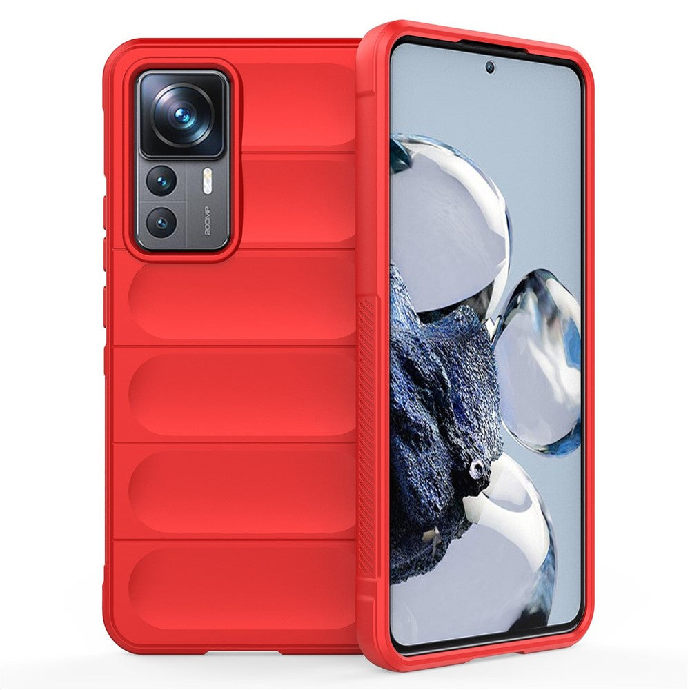 For Xiaomi 12T Pro 5G Rugged Soft TPU Phone Cover Drop-proof Protective Case