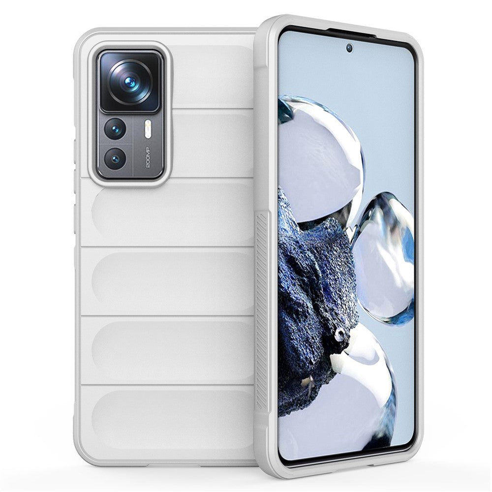 For Xiaomi 12T Pro 5G Rugged Soft TPU Phone Cover Drop-proof Protective Case