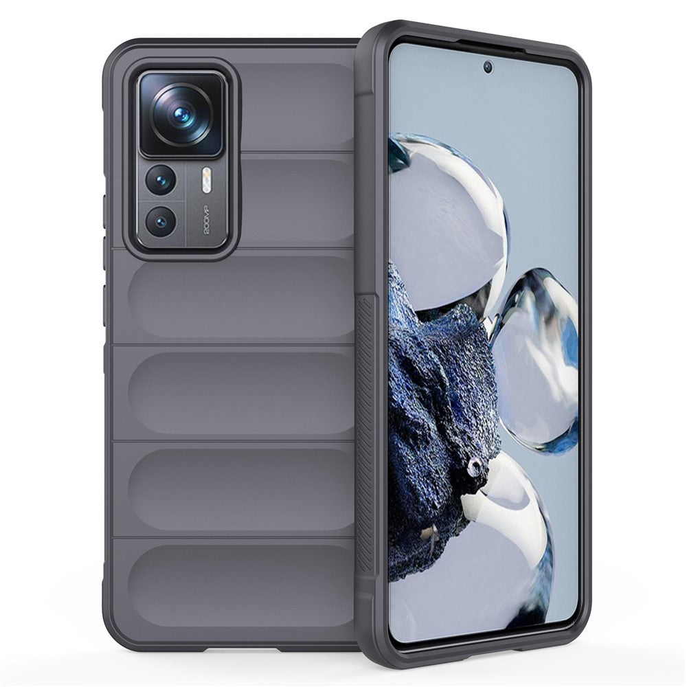 For Xiaomi 12T Pro 5G Rugged Soft TPU Phone Cover Drop-proof Protective Case