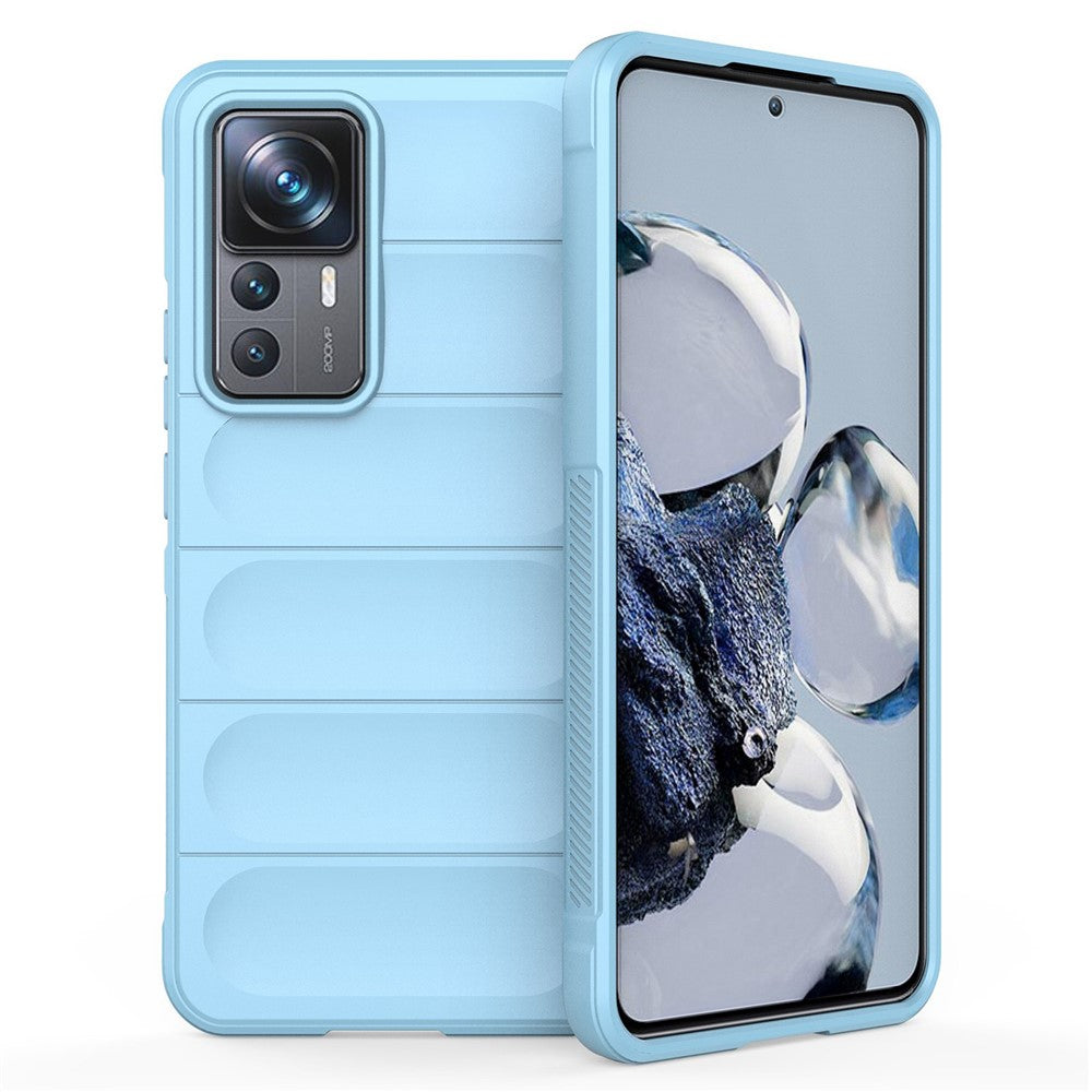 For Xiaomi 12T Pro 5G Rugged Soft TPU Phone Cover Drop-proof Protective Case