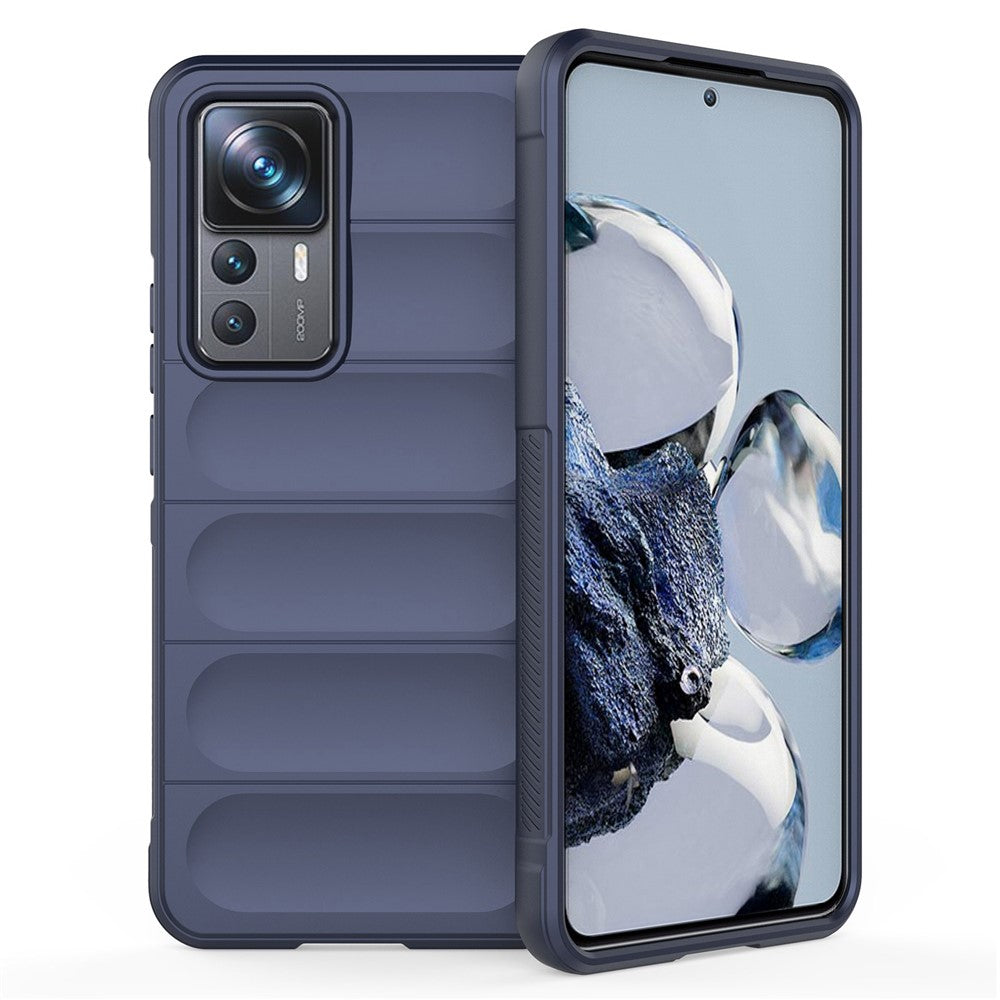 For Xiaomi 12T Pro 5G Rugged Soft TPU Phone Cover Drop-proof Protective Case