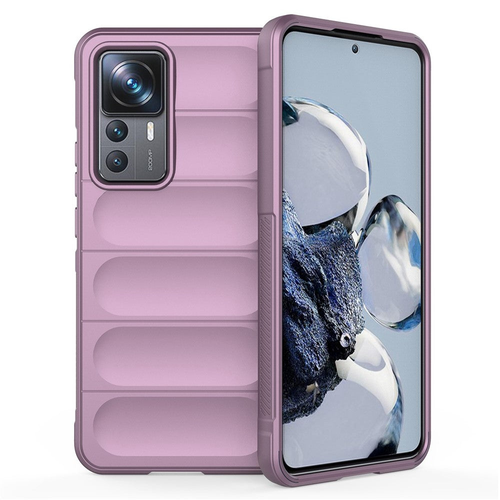 For Xiaomi 12T Pro 5G Rugged Soft TPU Phone Cover Drop-proof Protective Case