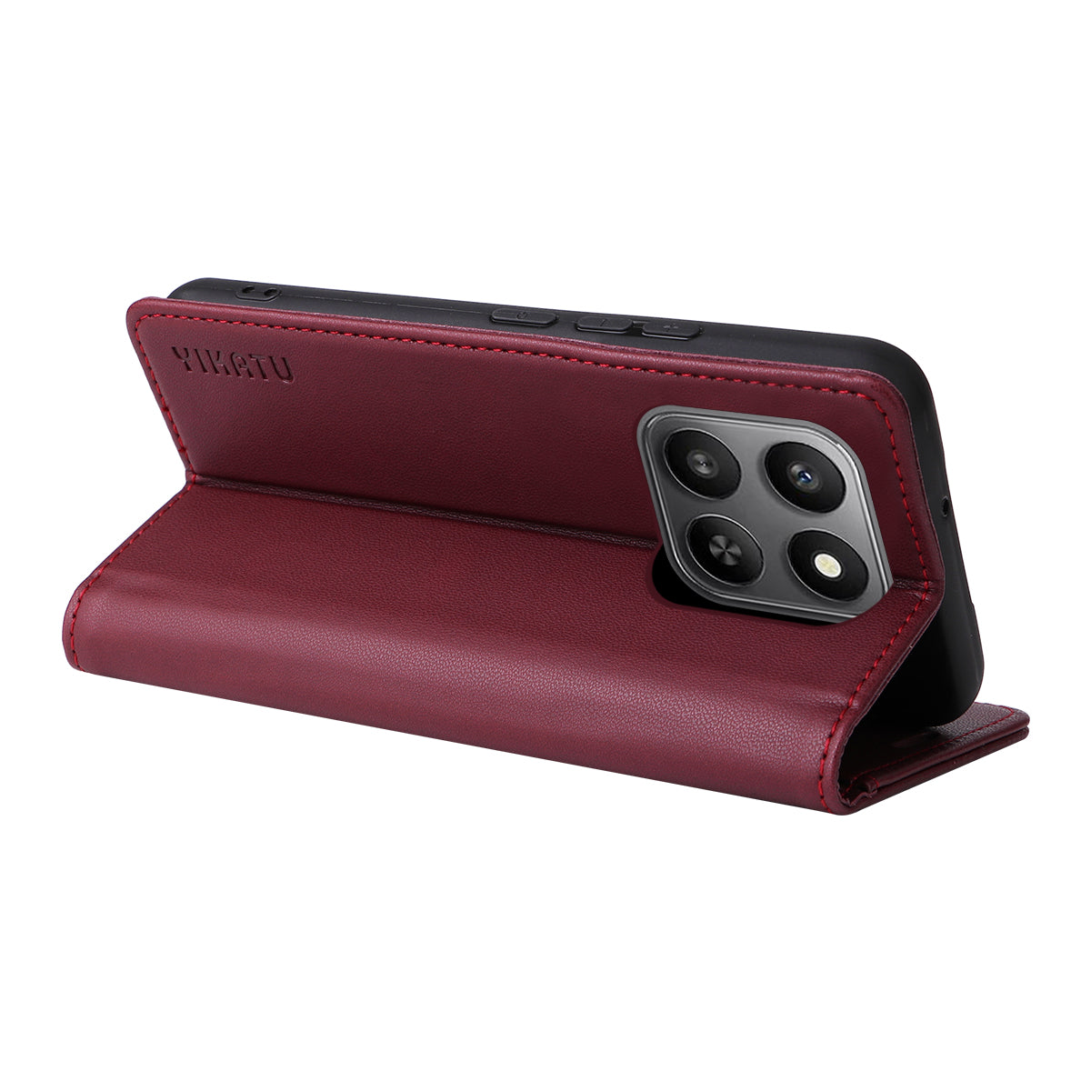YIKATU For Honor 400 Smart 5G / 4G / X7d 4G Phone Cases  Magnetic Closure PU Leather Mobile Cover
