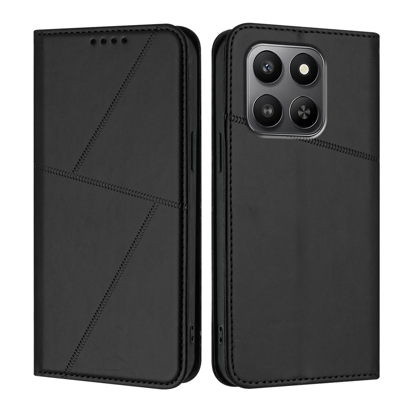 For Honor 400 Smart 5G / 4G / X7d 4G Wallet Case Magnetic Closure Leather Flip Phone Cover with Stand