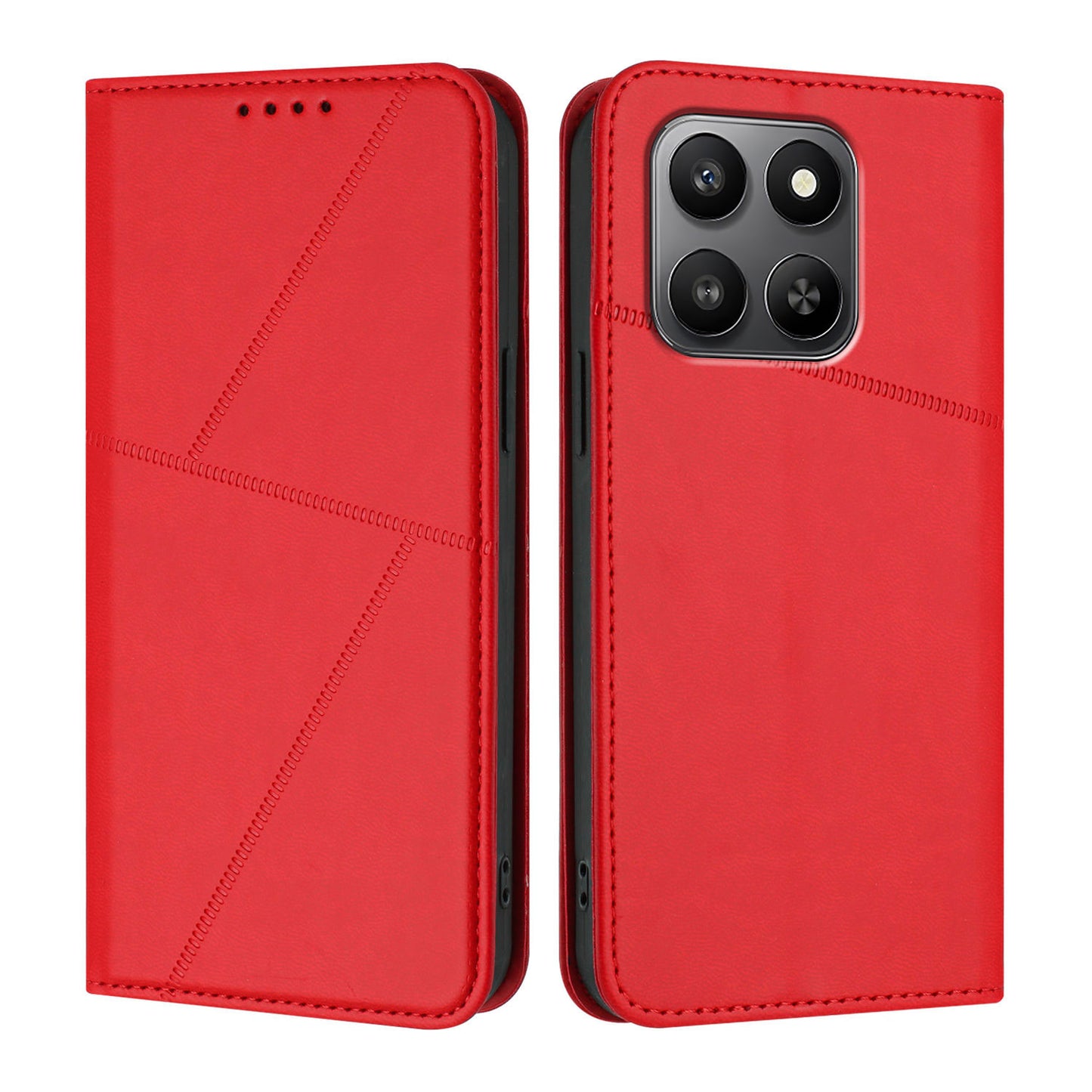 For Honor 400 Smart 5G / 4G / X7d 4G Wallet Case Magnetic Closure Leather Flip Phone Cover with Stand