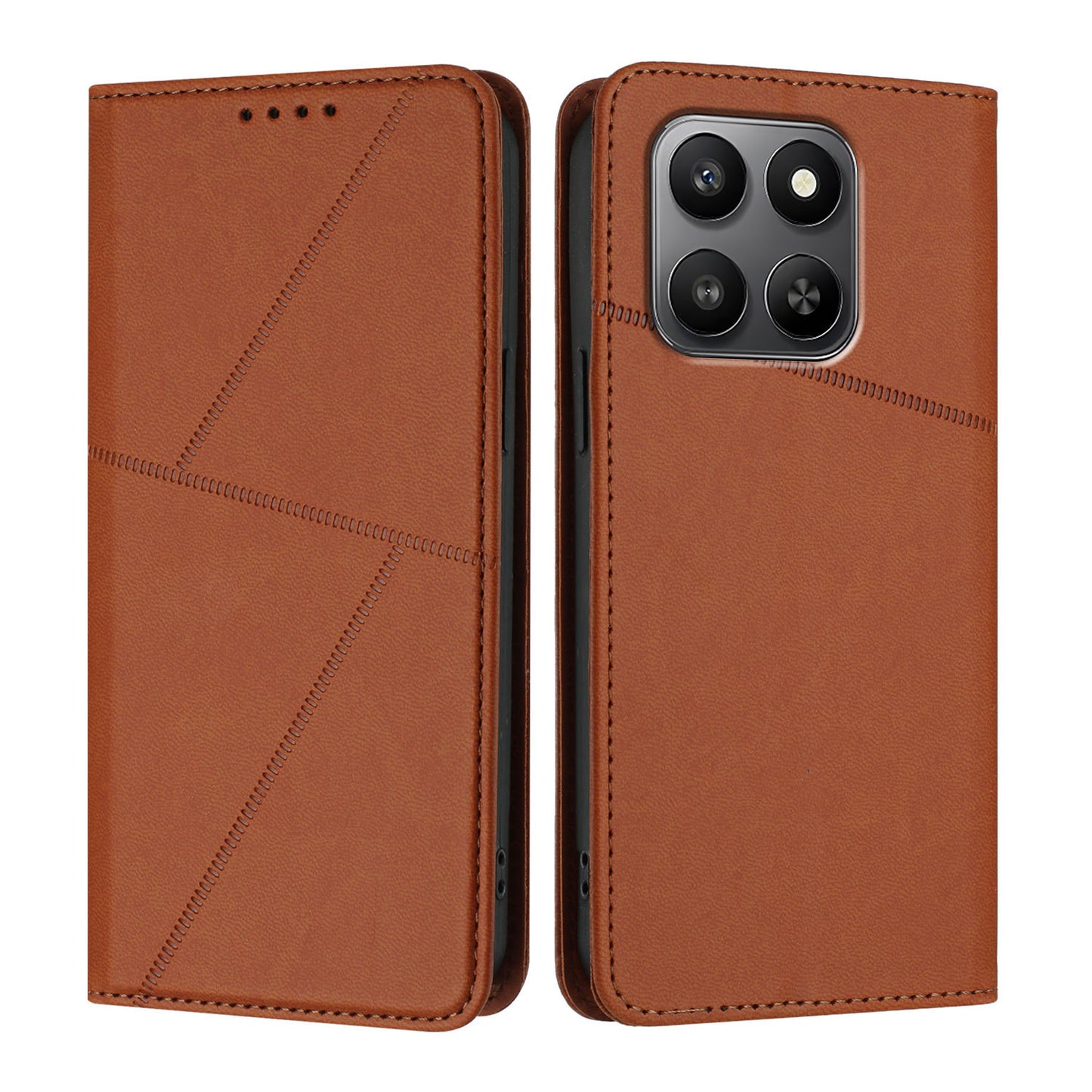 For Honor 400 Smart 5G / 4G / X7d 4G Wallet Case Magnetic Closure Leather Flip Phone Cover with Stand